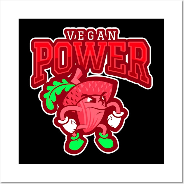 Vegan Power Wall Art by poc98